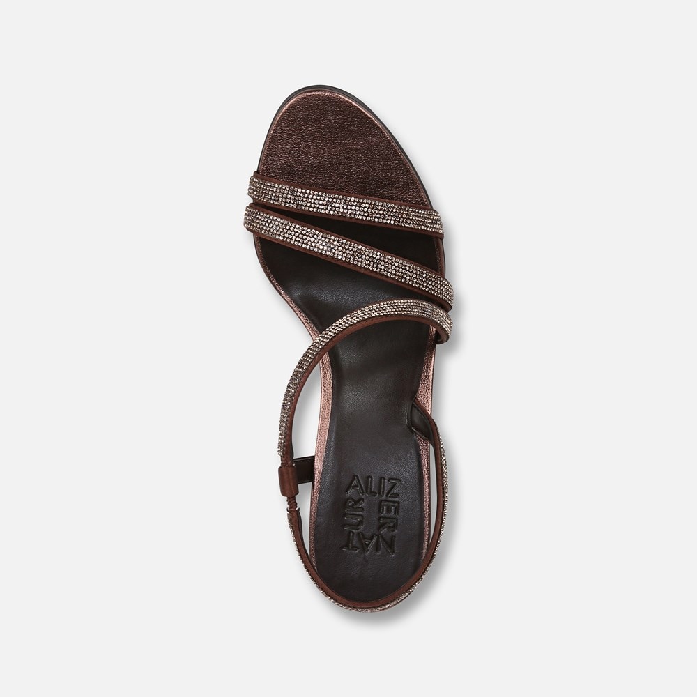 Naturalizer Vanessa Dress Sandal - Cinnamon Satin Naturalizer Vanessa Dress Sandal - Cinnamon Satin