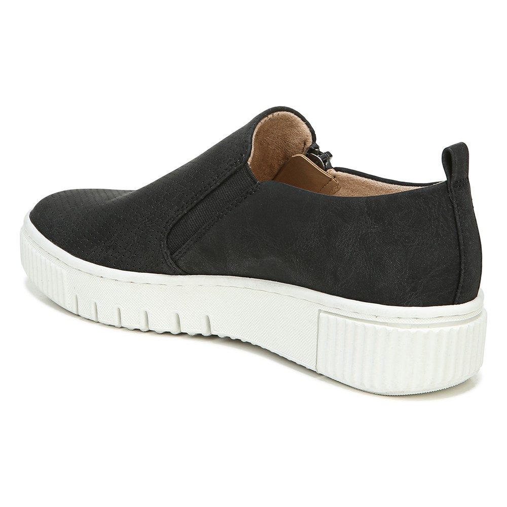 Naturalizer SOUL Turner Slip On Sneaker - Black Synthetic Naturalizer SOUL Turner Slip On Sneaker - Black Synthetic