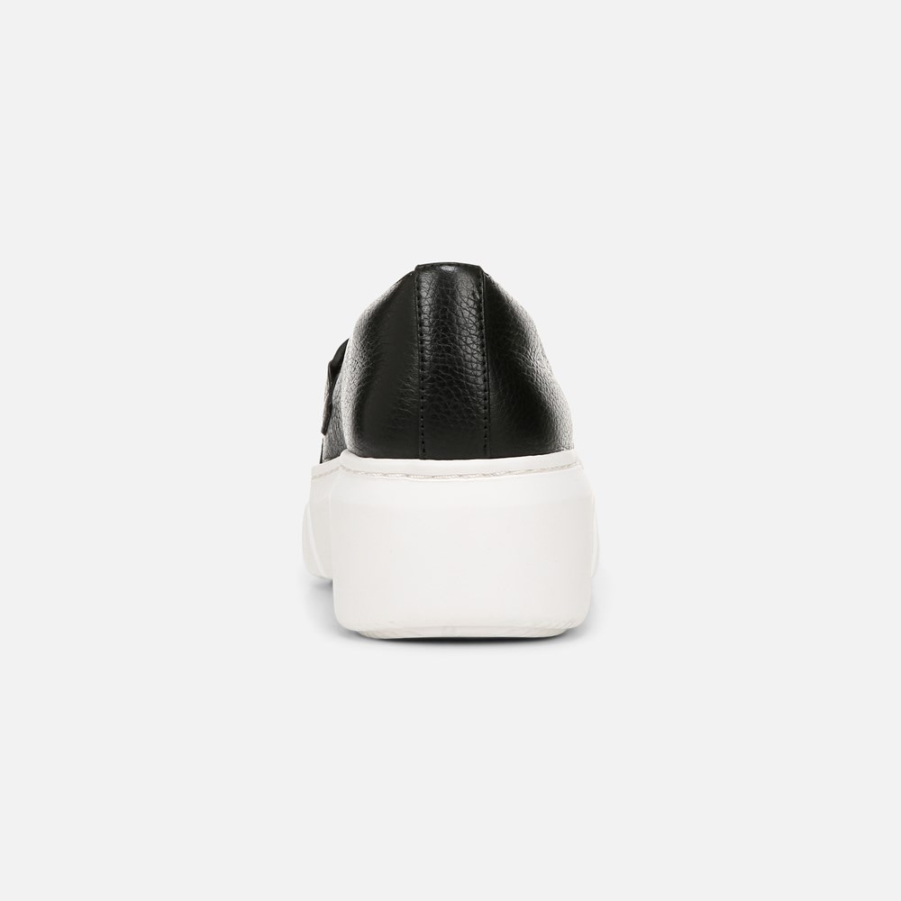 Naturalizer Daphne Slip on Sneaker - Black Leather