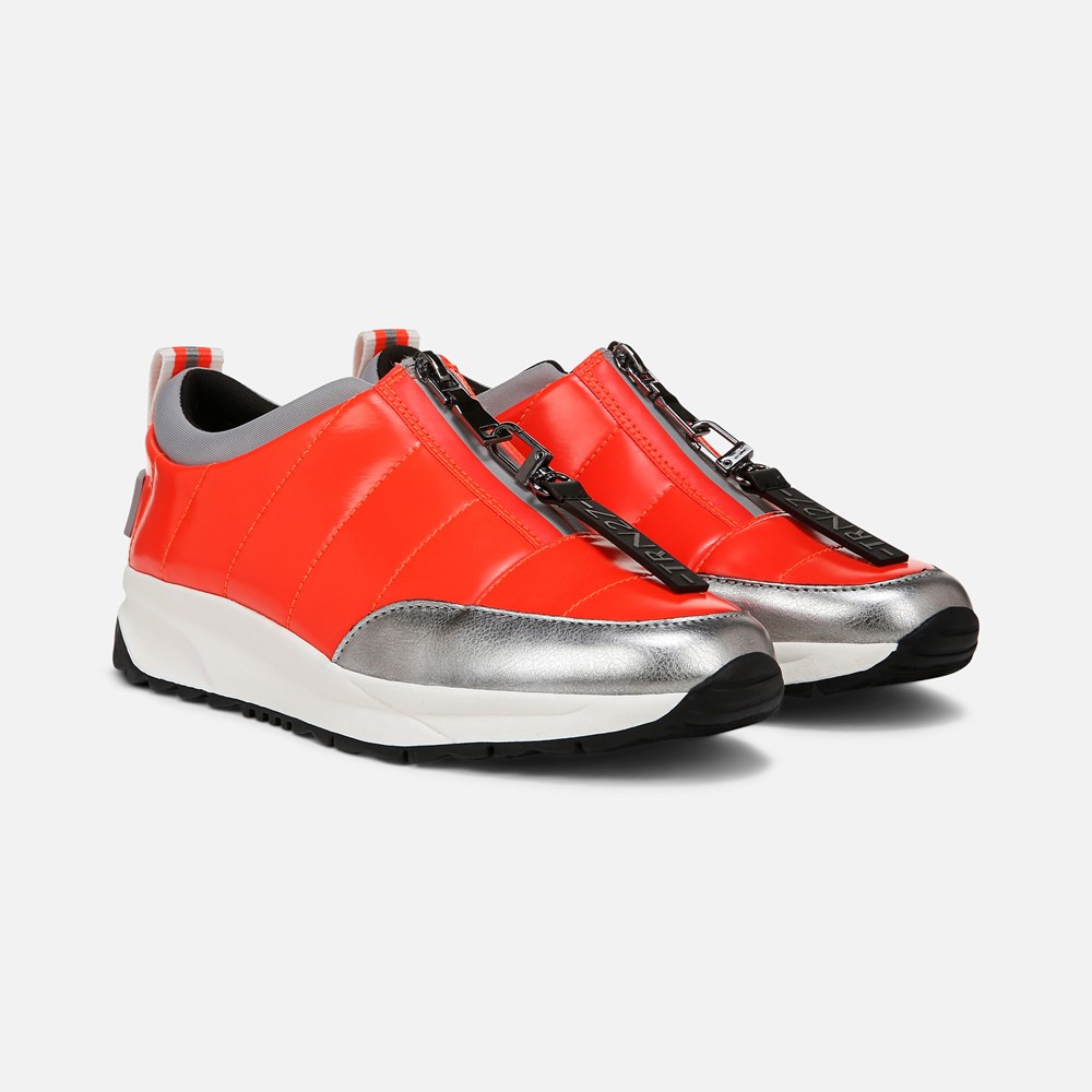 Naturalizer Think Royln Low-Breakaway Water Repellent Sneaker - Poppy Patent Shine Nylon