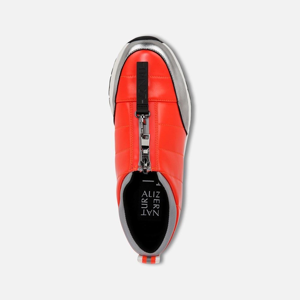 Naturalizer Think Royln Low-Breakaway Water Repellent Sneaker - Poppy Patent Shine Nylon Naturalizer Think Royln Low-Breakaway Water Repellent Sneaker - Poppy Patent Shine Nylon