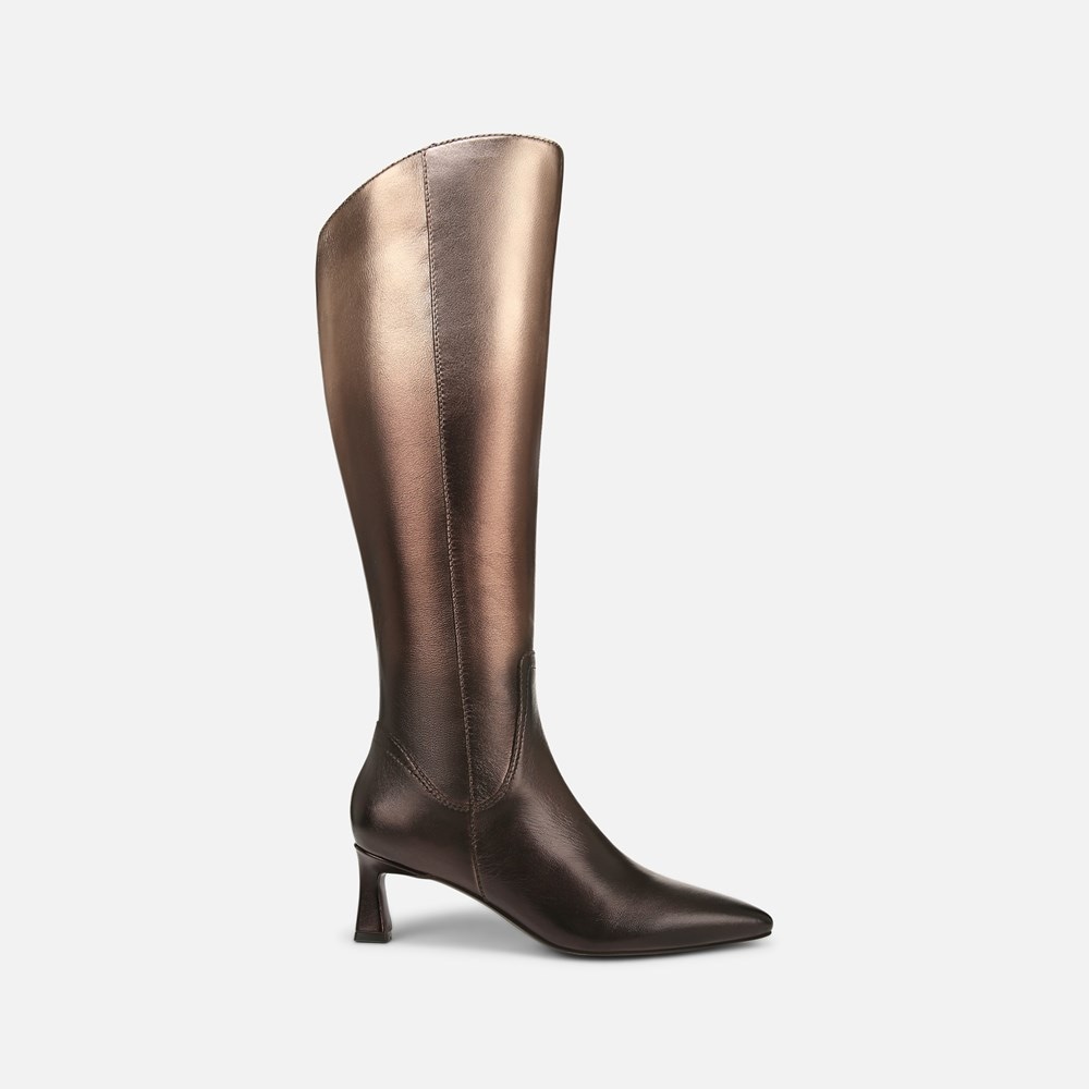 Naturalizer Deesha Unity Extra Wide Calf Boot by Deepica Mutyala - Unity Metallic Leather Naturalizer Deesha Unity Extra Wide Calf Boot by Deepica Mutyala - Unity Metallic Leather