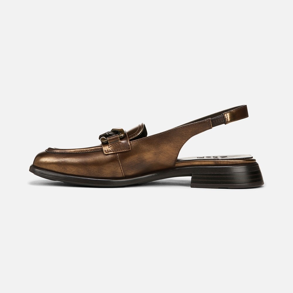 Naturalizer Frances Slingback Loafer - Bronze Leather Naturalizer Frances Slingback Loafer - Bronze Leather