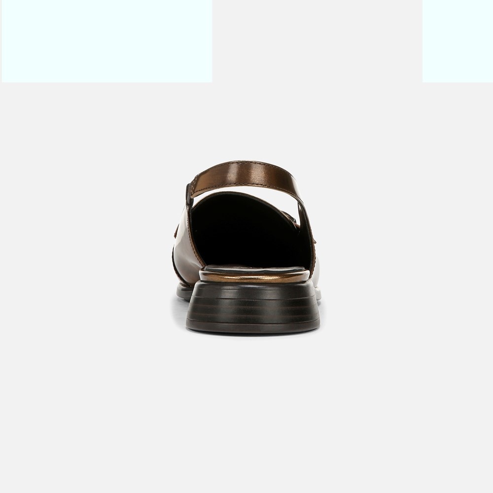 Naturalizer Frances Slingback Loafer - Bronze Leather Naturalizer Frances Slingback Loafer - Bronze Leather