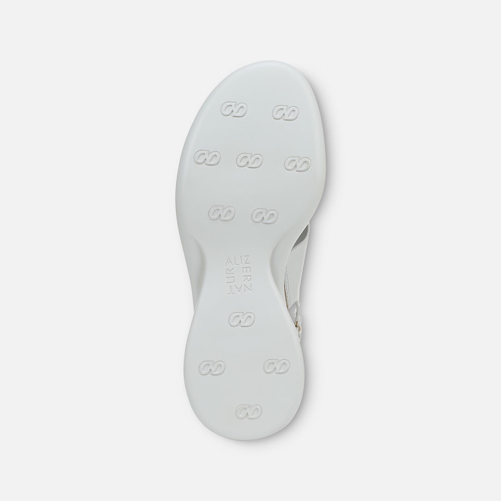 Naturalizer Lillian Slingback Sandal - Mist Grey Faux Leather Naturalizer Lillian Slingback Sandal - Mist Grey Faux Leather