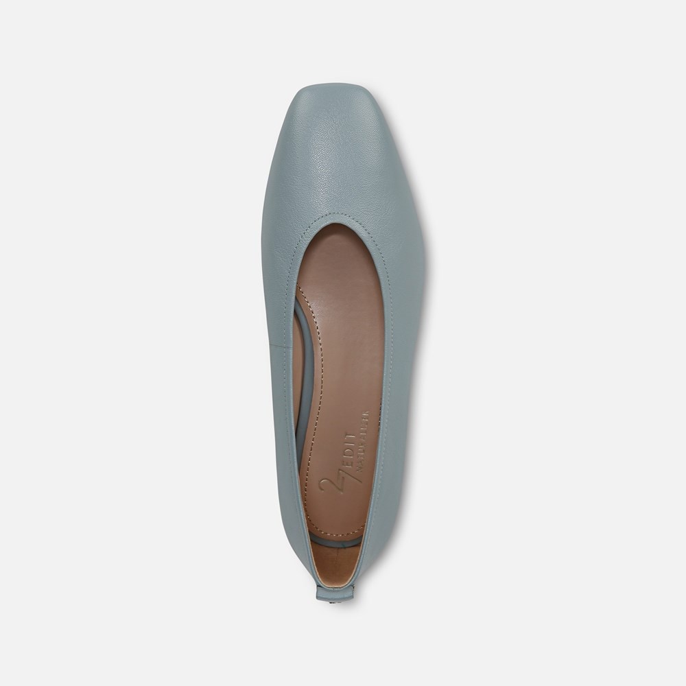Naturalizer 27 Edit Carla Flat - Powder Blue Leather Naturalizer 27 Edit Carla Flat - Powder Blue Leather