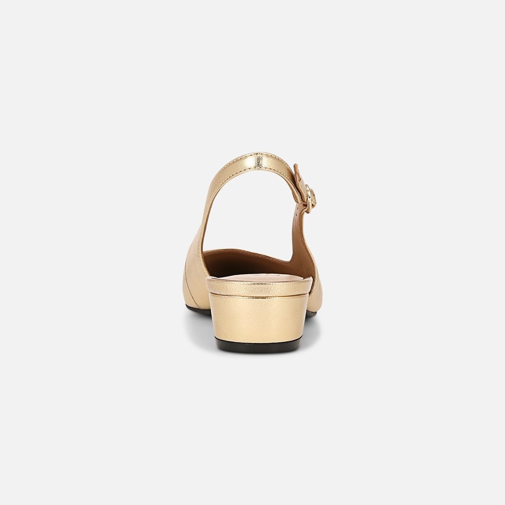 Naturalizer Banks Slingback - Dark Gold/Black Leather Naturalizer Banks Slingback - Dark Gold/Black Leather