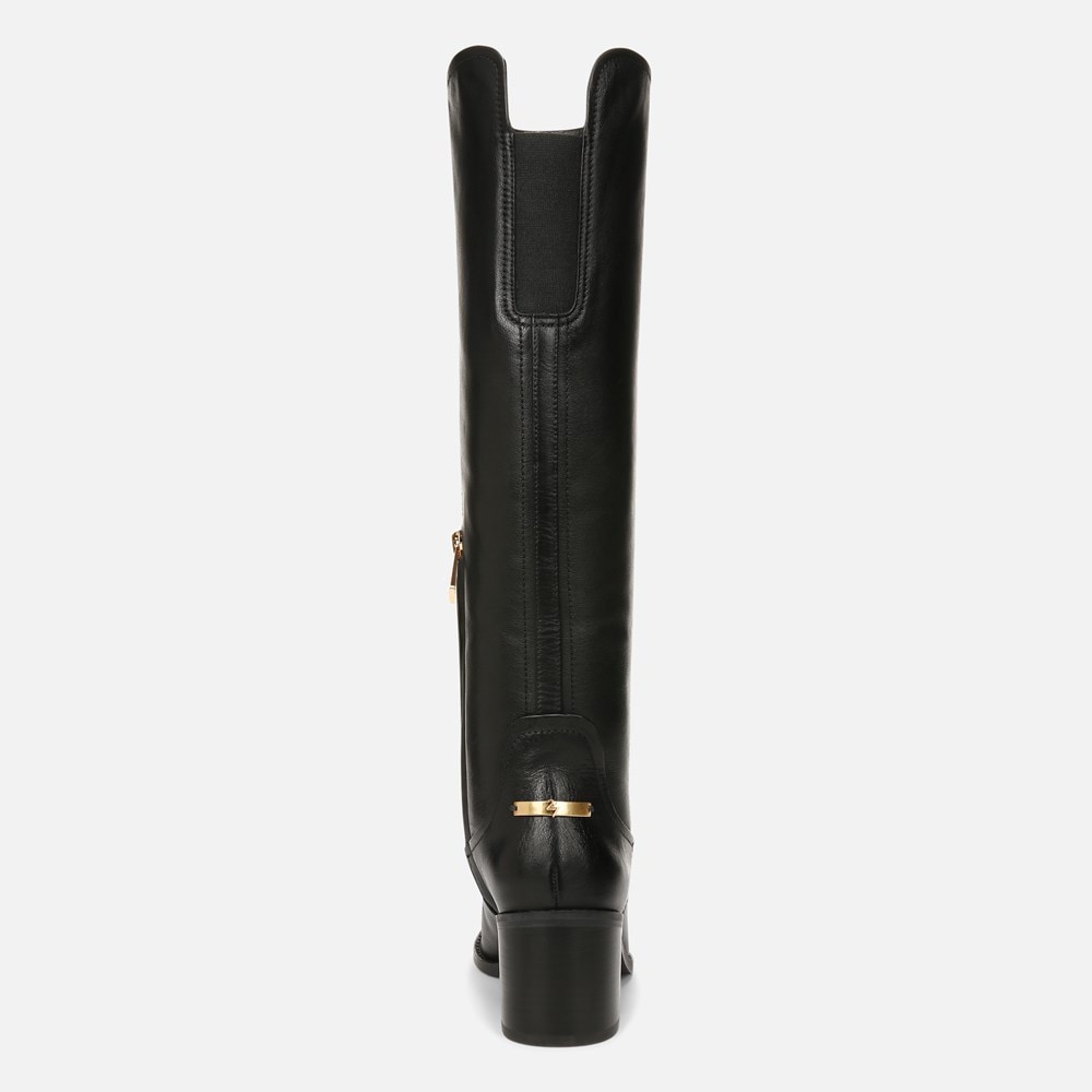 Naturalizer 27 EDIT Edda Wide Calf Knee High Boot - Black Leather