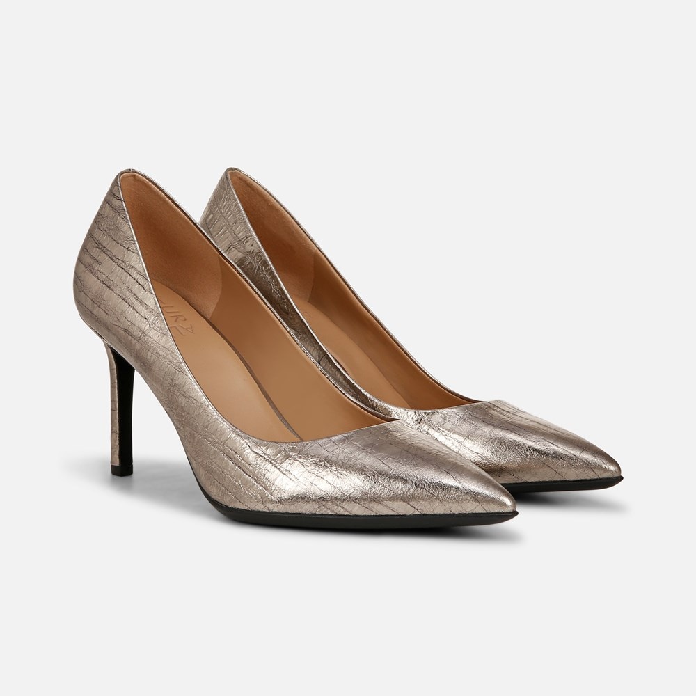 Naturalizer Anna Pump - Graphite Pewter Leather Naturalizer Anna Pump - Graphite Pewter Leather