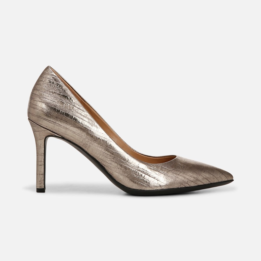 Naturalizer Anna Pump - Graphite Pewter Leather Naturalizer Anna Pump - Graphite Pewter Leather