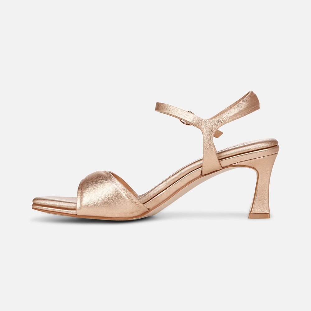 Naturalizer 27 EDIT Grace Dress Sandal - Rose Gold Leather