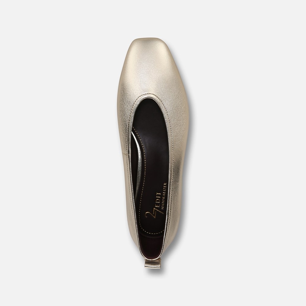 Naturalizer 27 Edit Carla Flat - Champagne Metallic Leather Naturalizer 27 Edit Carla Flat - Champagne Metallic Leather