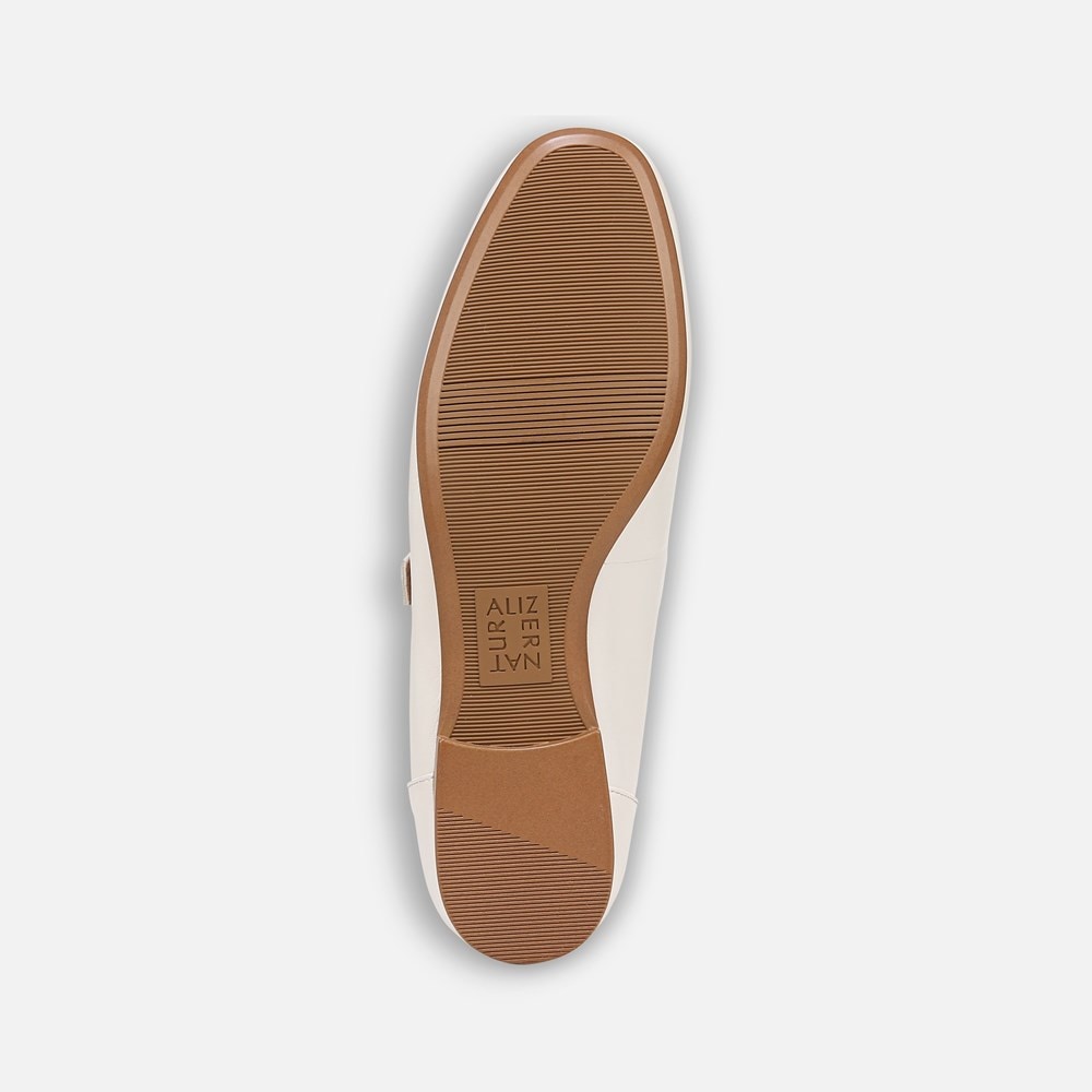 Naturalizer Kelly Mary Jane Flat - Warm White Leather Naturalizer Kelly Mary Jane Flat - Warm White Leather