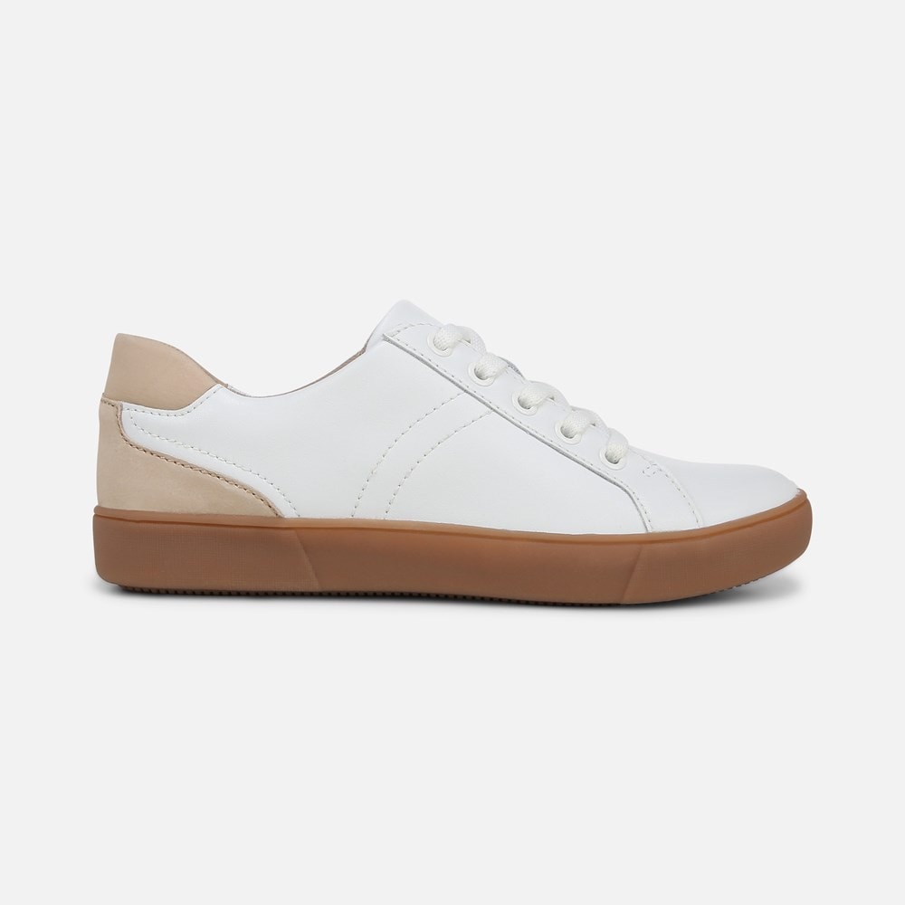Naturalizer Morrison Sneaker - White / Coastal Tan Leather Naturalizer Morrison Sneaker - White / Coastal Tan Leather
