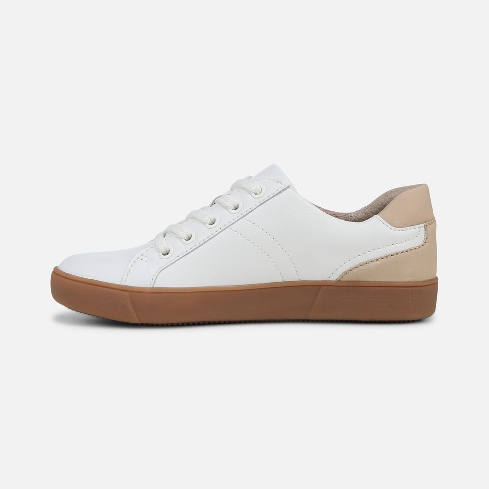 Naturalizer Morrison Sneaker - White / Coastal Tan Leather Naturalizer Morrison Sneaker - White / Coastal Tan Leather