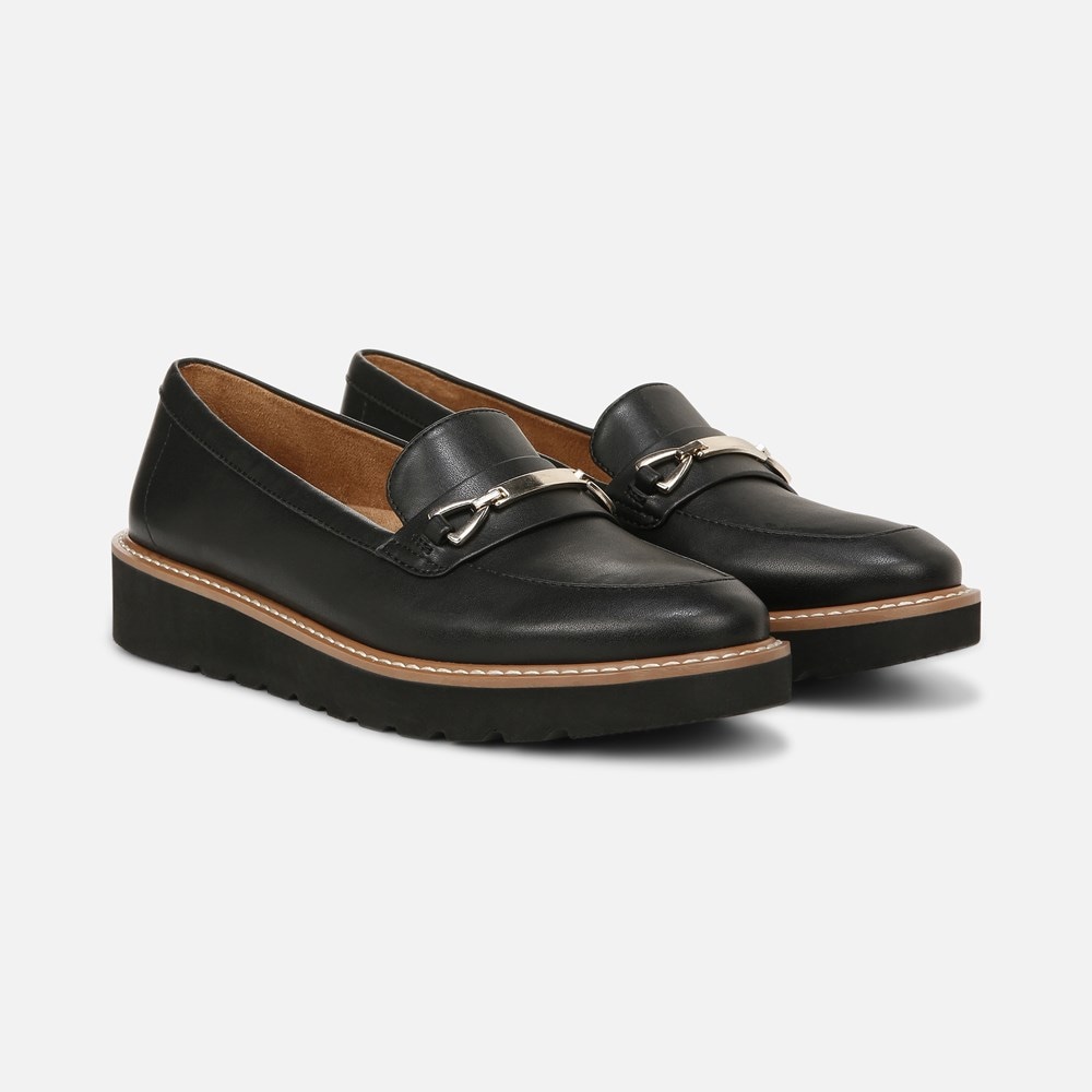 Naturalizer Elin Loafer - Black Smooth Synthetic