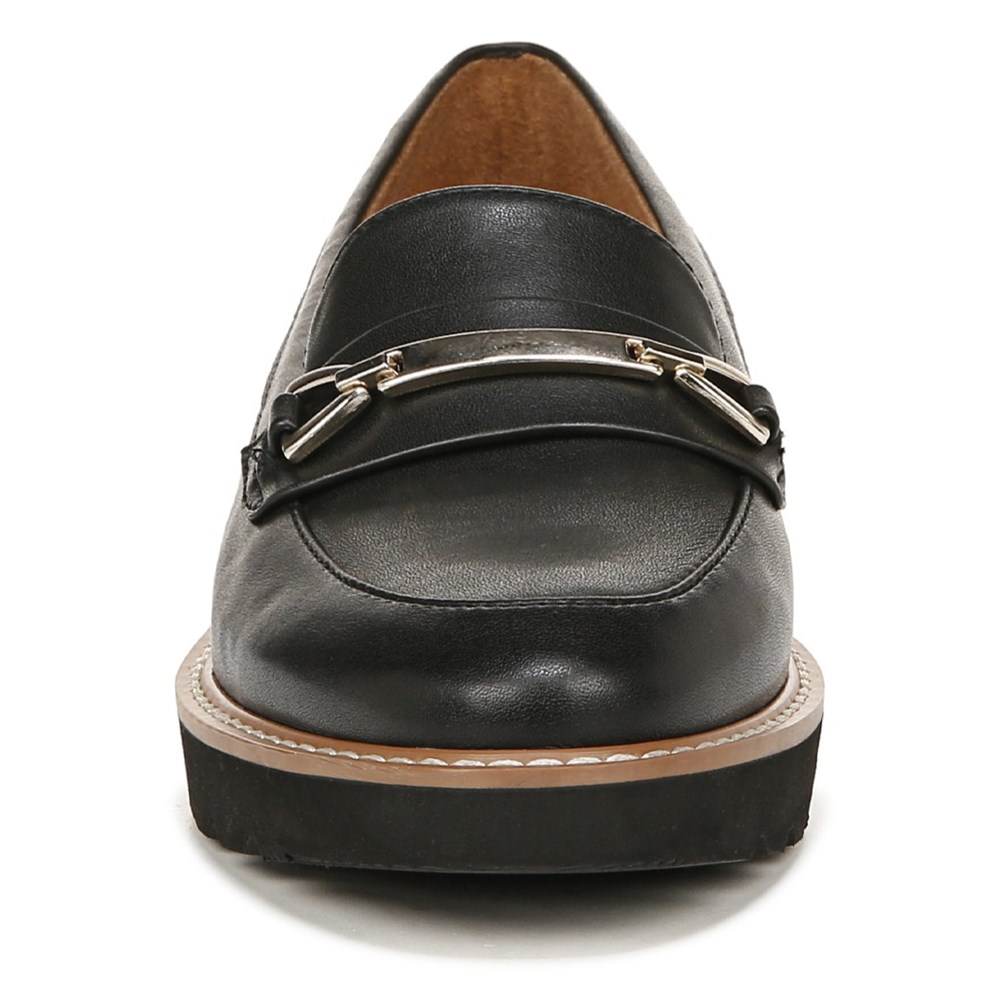 Naturalizer Elin Loafer - Black Smooth Synthetic Naturalizer Elin Loafer - Black Smooth Synthetic