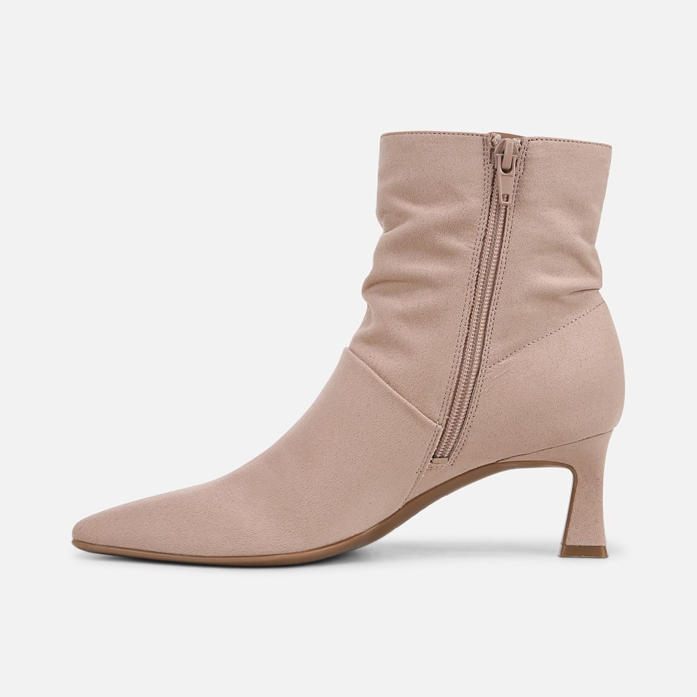 Naturalizer Tribute Ankle Bootie - Warm Taupe Fabric