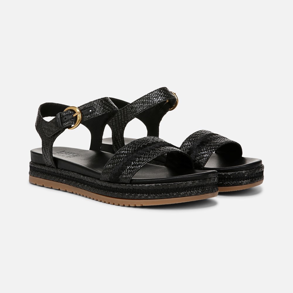Naturalizer Neila Sandal - Black Raffia Naturalizer Neila Sandal - Black Raffia