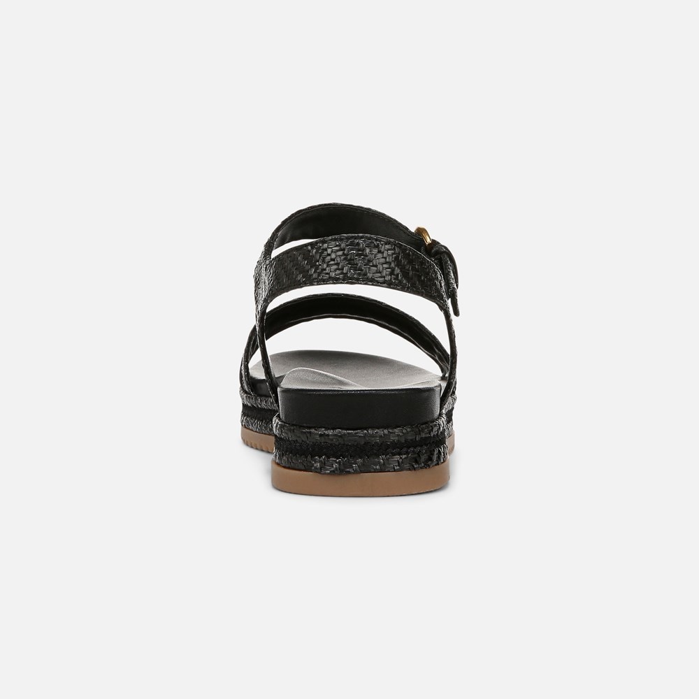 Naturalizer Neila Sandal - Black Raffia Naturalizer Neila Sandal - Black Raffia