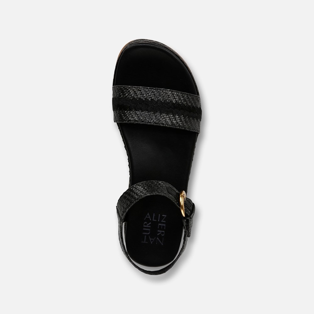 Naturalizer Neila Sandal - Black Raffia Naturalizer Neila Sandal - Black Raffia