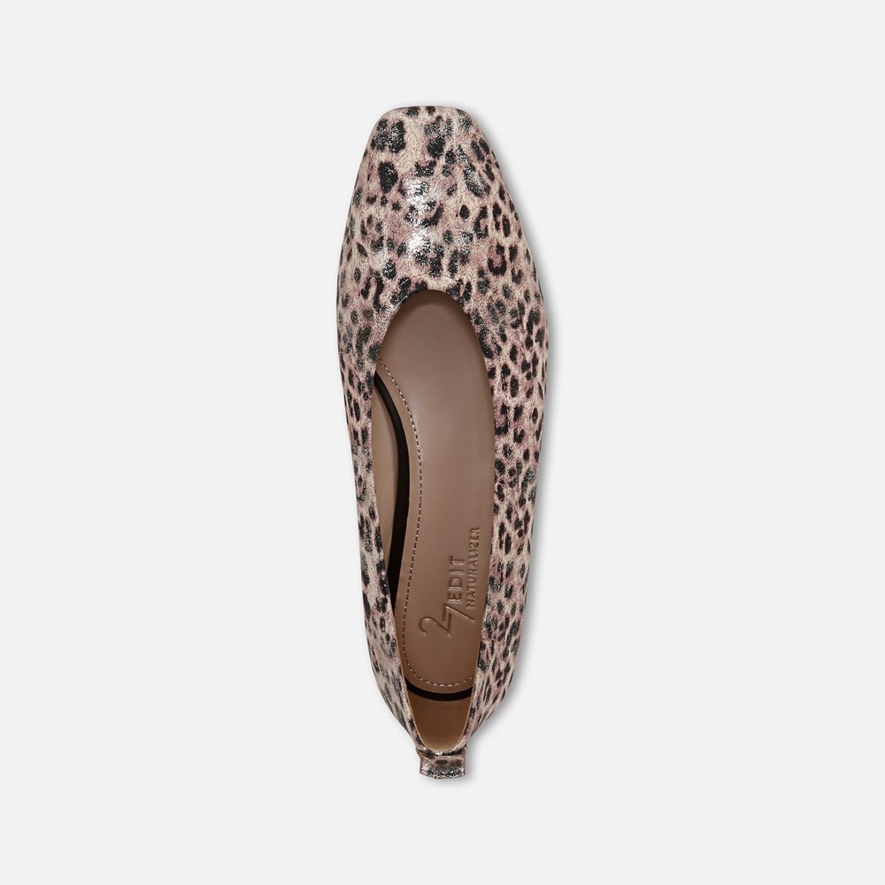 Naturalizer 27 Edit Carla Flat - Leopard Metallic Print Leather Naturalizer 27 Edit Carla Flat - Leopard Metallic Print Leather