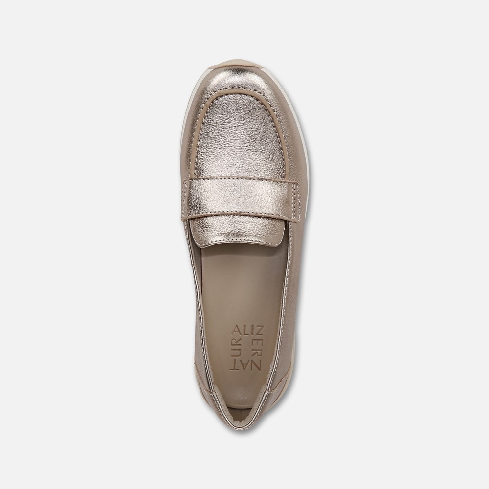 Naturalizer Lucy Loafer - Warm Silver Leather Naturalizer Lucy Loafer - Warm Silver Leather