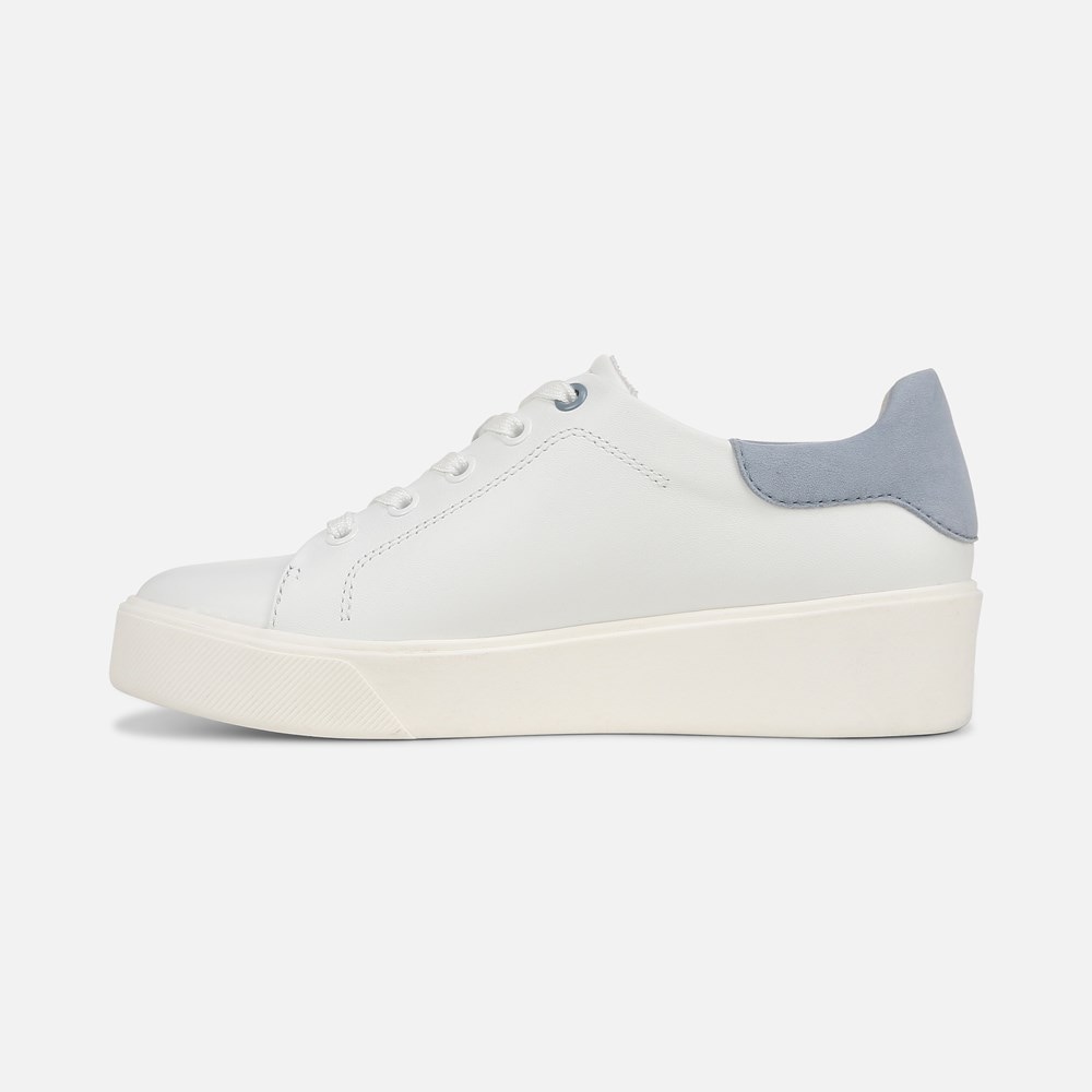 Naturalizer Morrison 2.0 Lace Up Sneaker - White/Blue Leather Naturalizer Morrison 2.0 Lace Up Sneaker - White/Blue Leather