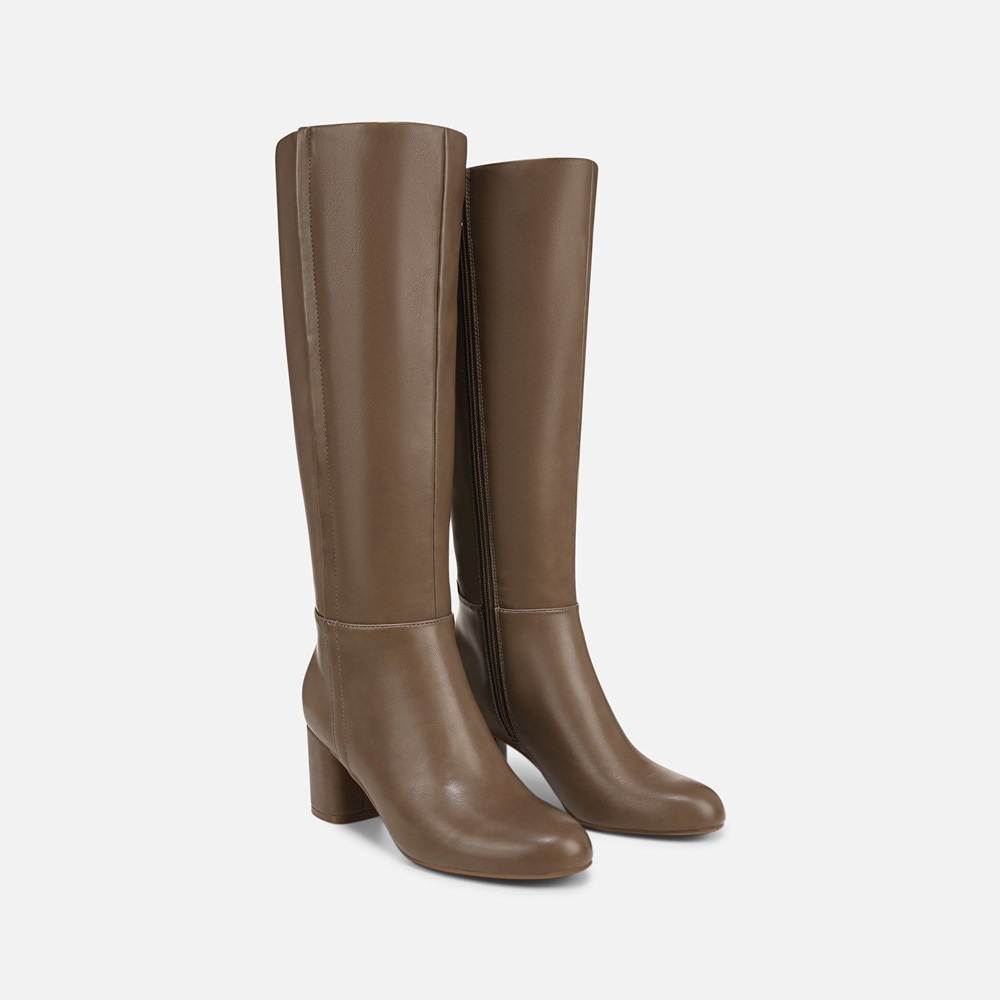 Naturalizer Loving Knee High Boot - Dark Taupe