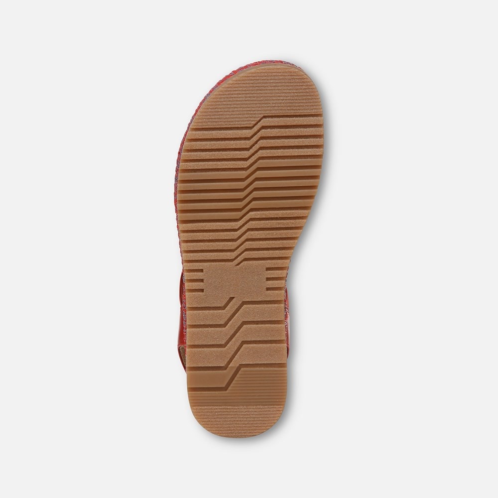Naturalizer SOUL Diana Strappy Sandal - Red Clay Faux Leather Naturalizer SOUL Diana Strappy Sandal - Red Clay Faux Leather