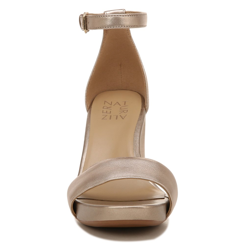 Naturalizer Joy Dress Sandal - Light Bronze Leather