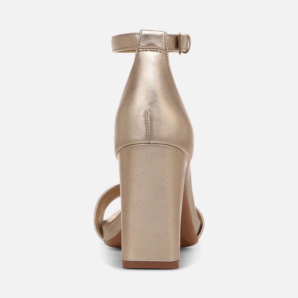 Naturalizer Joy Dress Sandal - Light Bronze Leather