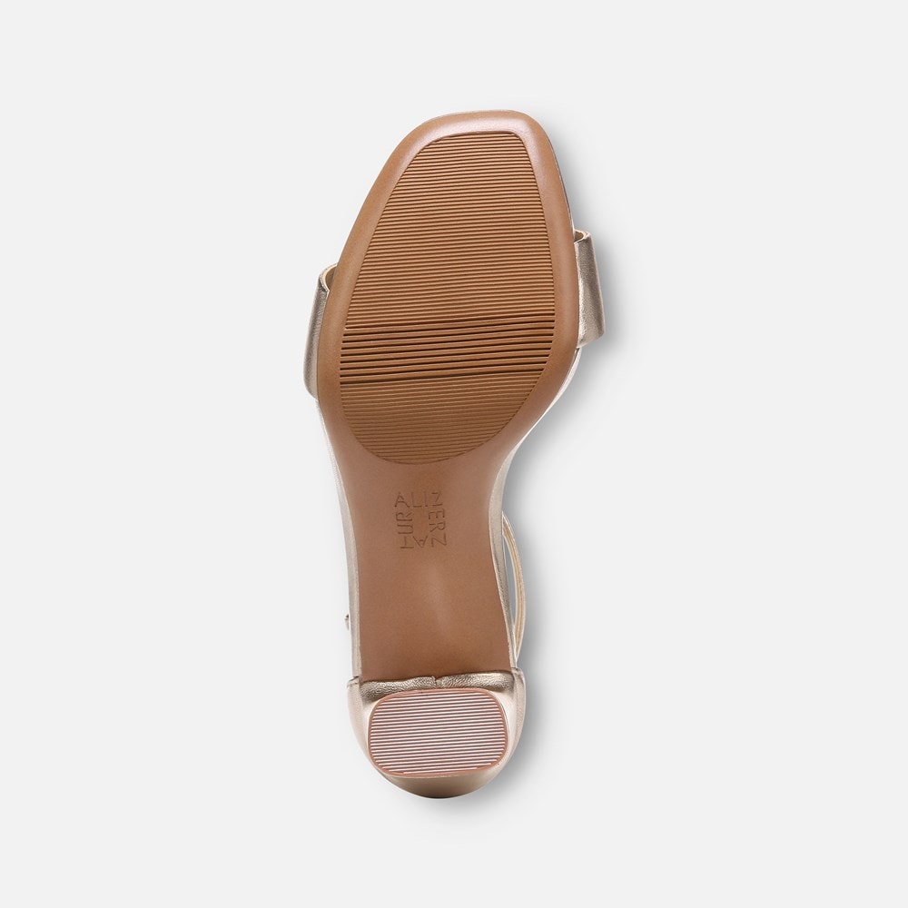 Naturalizer Joy Dress Sandal - Light Bronze Leather