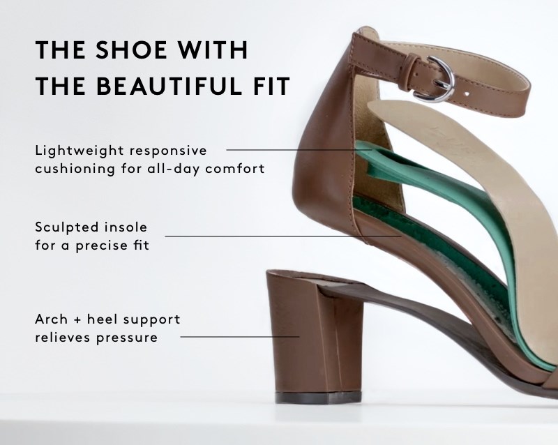 Naturalizer Joy Dress Sandal - Light Bronze Leather