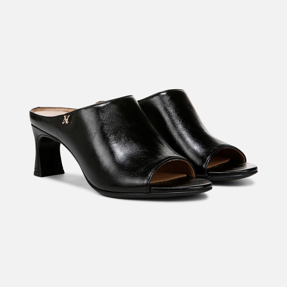 Naturalizer Imogen Dress Sandal - Black Faux Leather