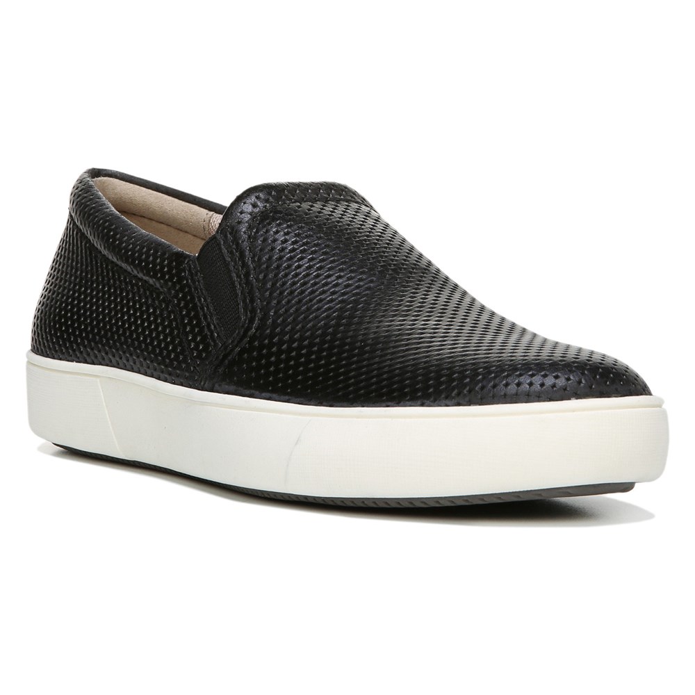 Naturalizer Marianne Slip On Sneaker - Black Leather Naturalizer Marianne Slip On Sneaker - Black Leather