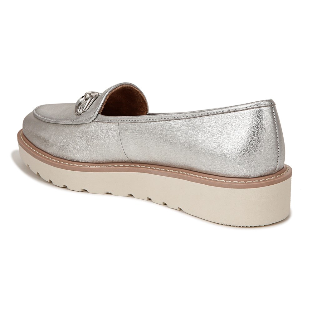 Naturalizer Adiline Bit Loafer - Silver Leather Naturalizer Adiline Bit Loafer - Silver Leather
