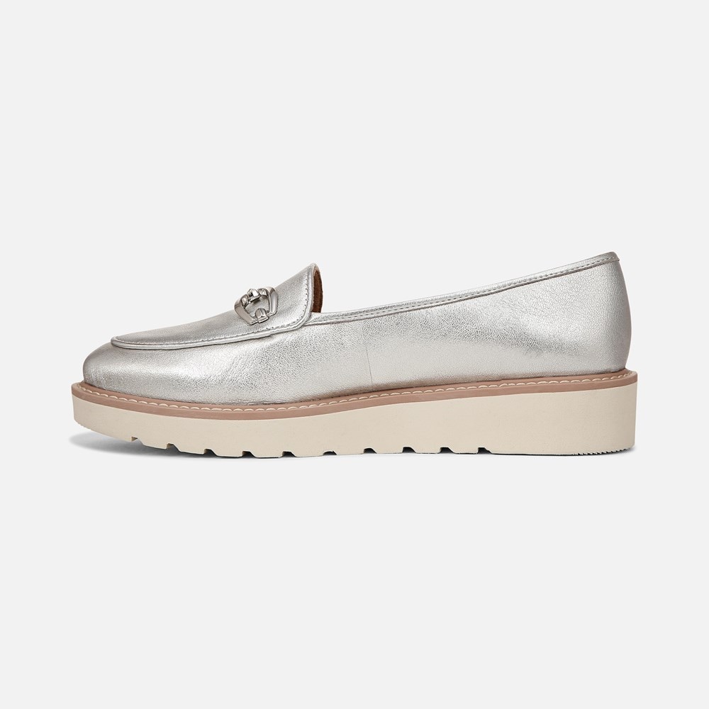 Naturalizer Adiline Bit Loafer - Silver Leather Naturalizer Adiline Bit Loafer - Silver Leather
