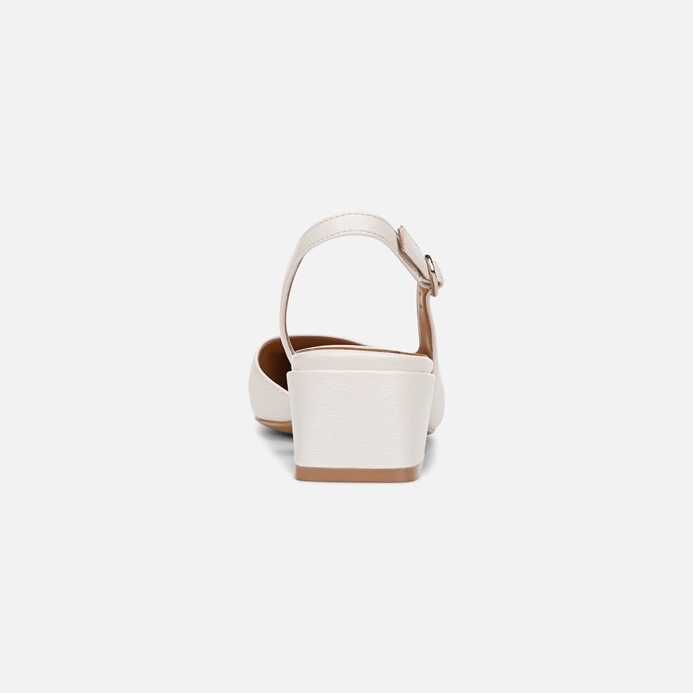 Naturalizer Jayla Slingback Pump - Warm White Leather Naturalizer Jayla Slingback Pump - Warm White Leather