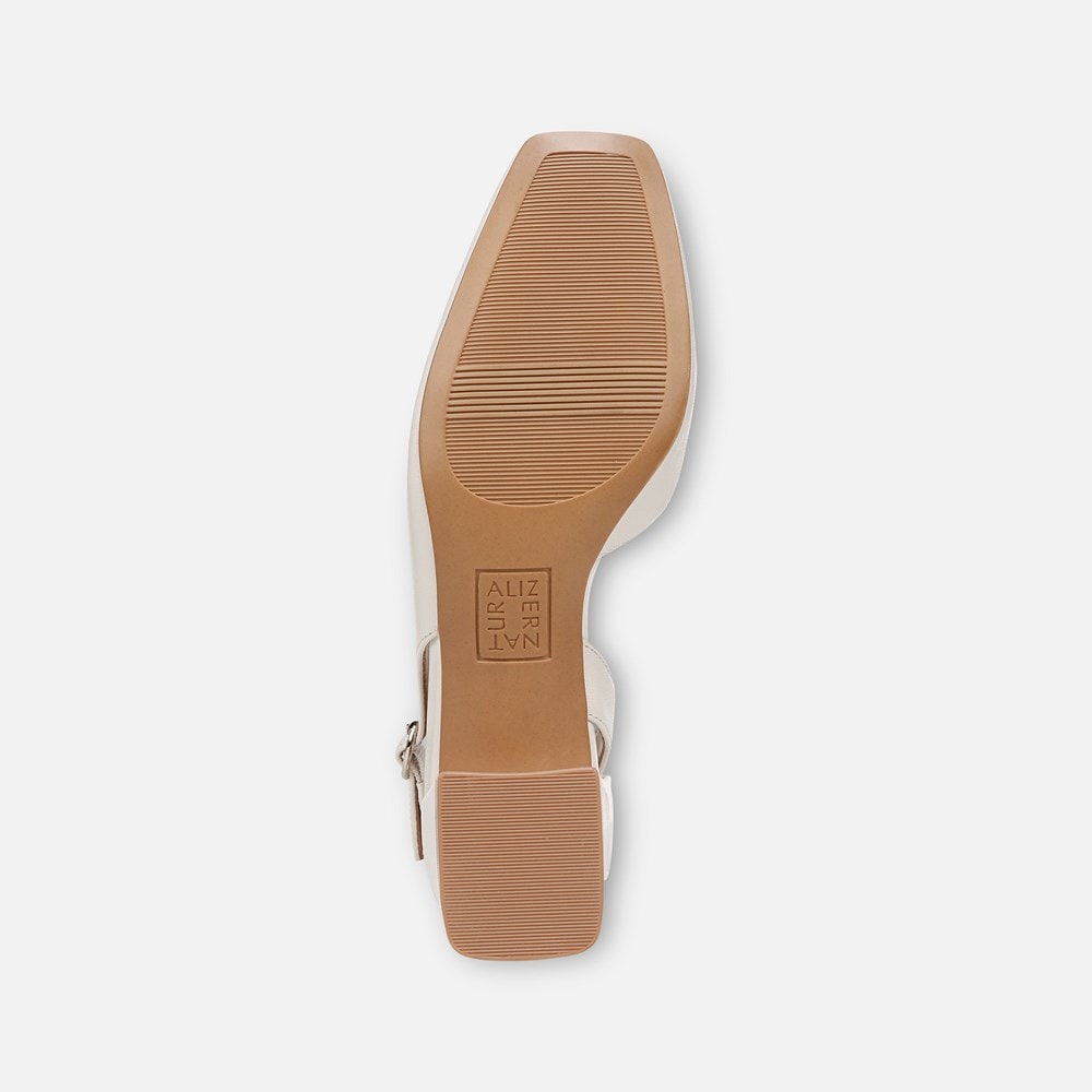 Naturalizer Jayla Slingback Pump - Warm White Leather Naturalizer Jayla Slingback Pump - Warm White Leather