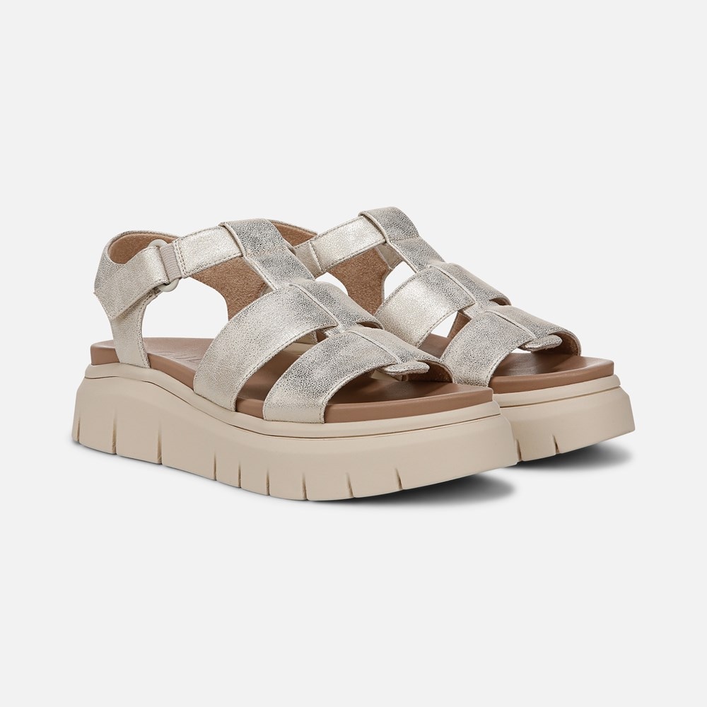 Naturalizer SOUL Pippa Sandal - Gold Faux Leather