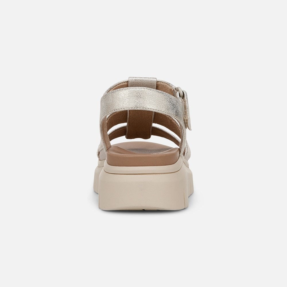 Naturalizer SOUL Pippa Sandal - Gold Faux Leather Naturalizer SOUL Pippa Sandal - Gold Faux Leather
