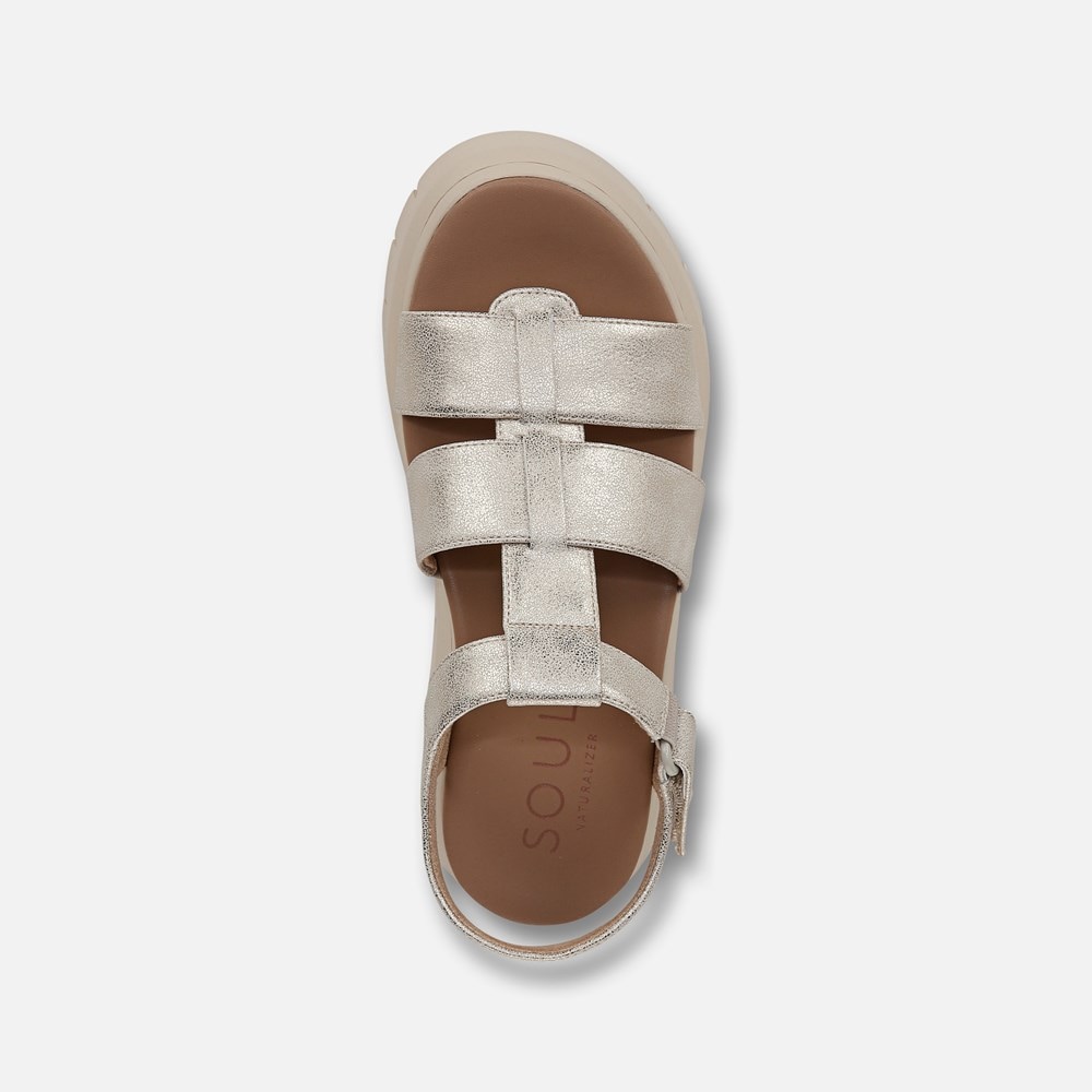 Naturalizer SOUL Pippa Sandal - Gold Faux Leather Naturalizer SOUL Pippa Sandal - Gold Faux Leather