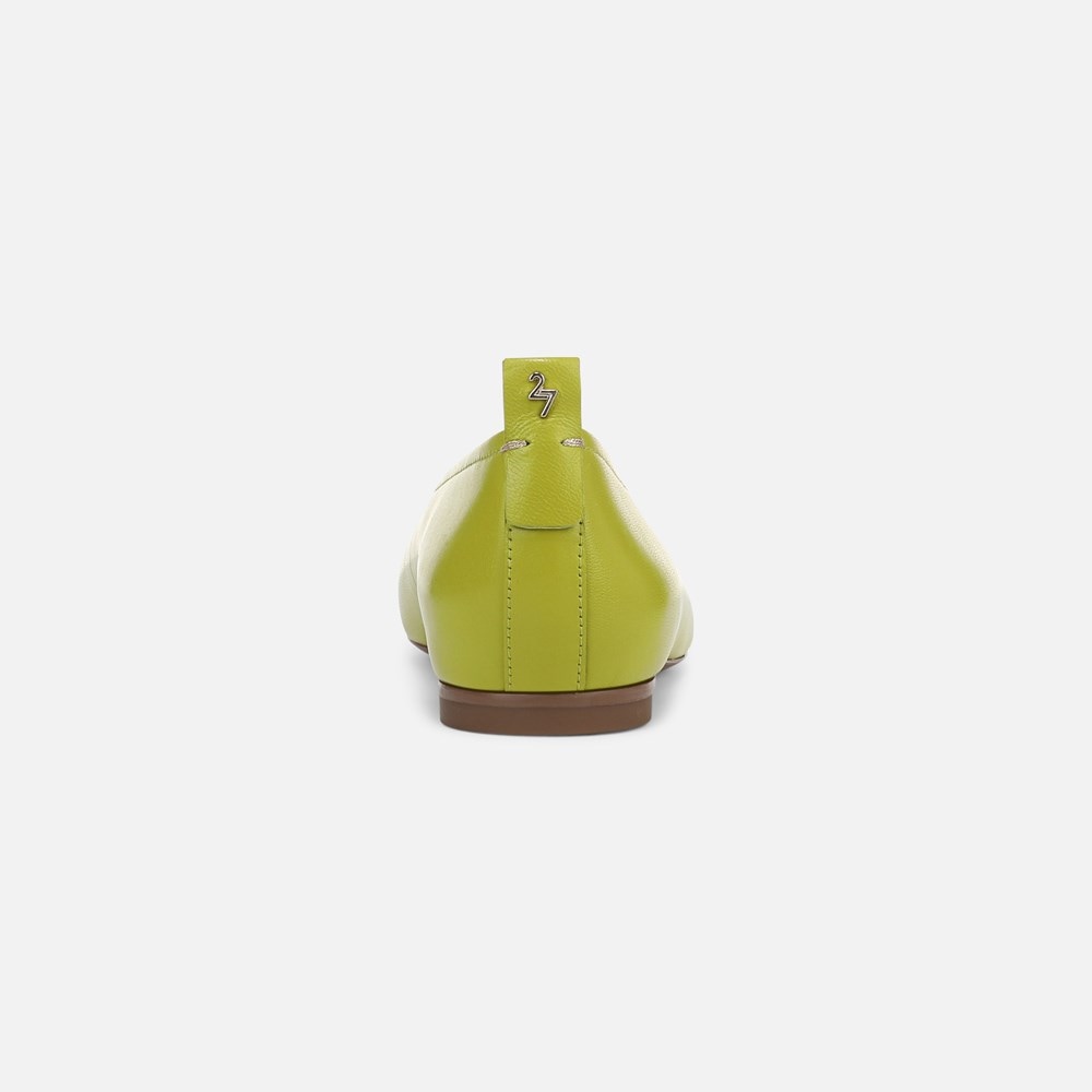 Naturalizer 27 Edit Carla Flat - Chartreuse Green Leather Naturalizer 27 Edit Carla Flat - Chartreuse Green Leather