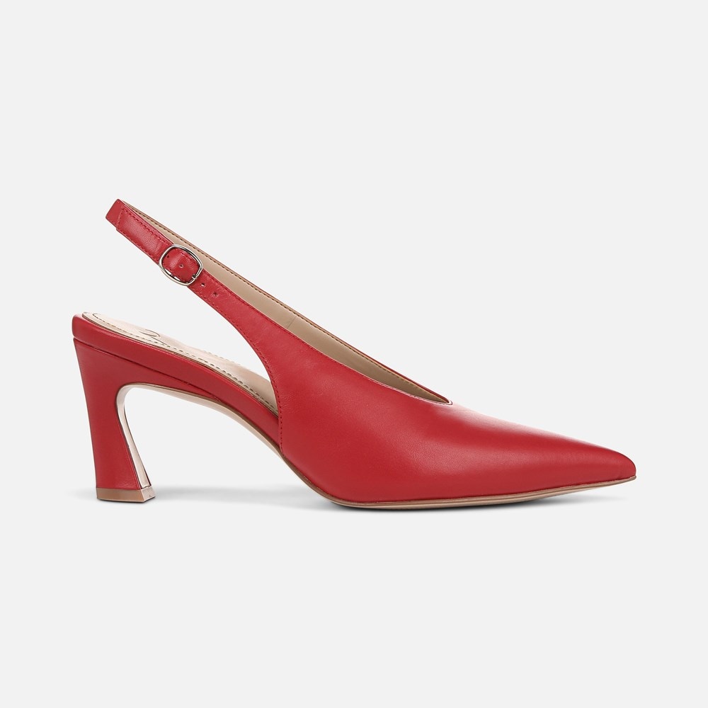 Naturalizer 27 EDIT Elaine Slingback Dress Shoe - Crimson Red Leather