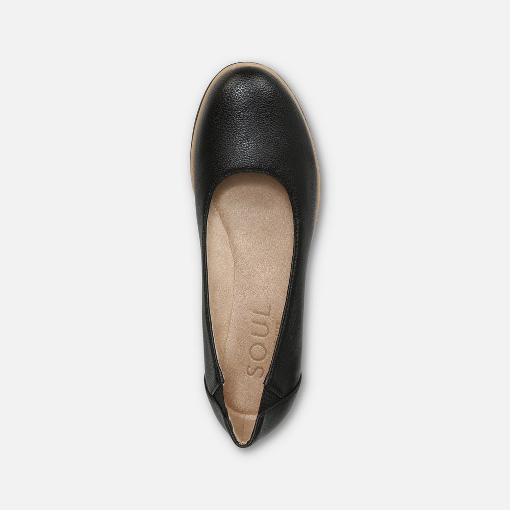 Naturalizer SOUL Idea Ballet Flat - Black Synthetic Naturalizer SOUL Idea Ballet Flat - Black Synthetic