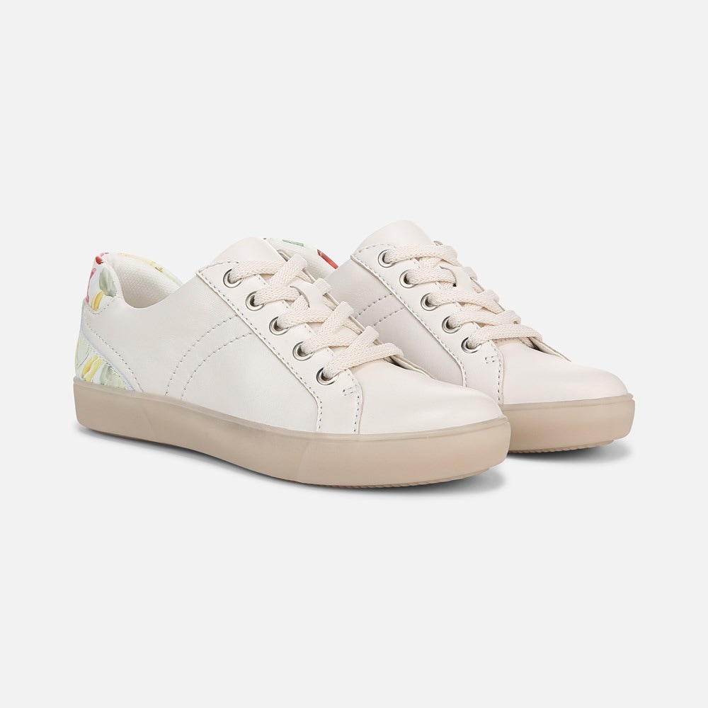 Naturalizer Morrison Sneaker - Warm White / Floral Leather