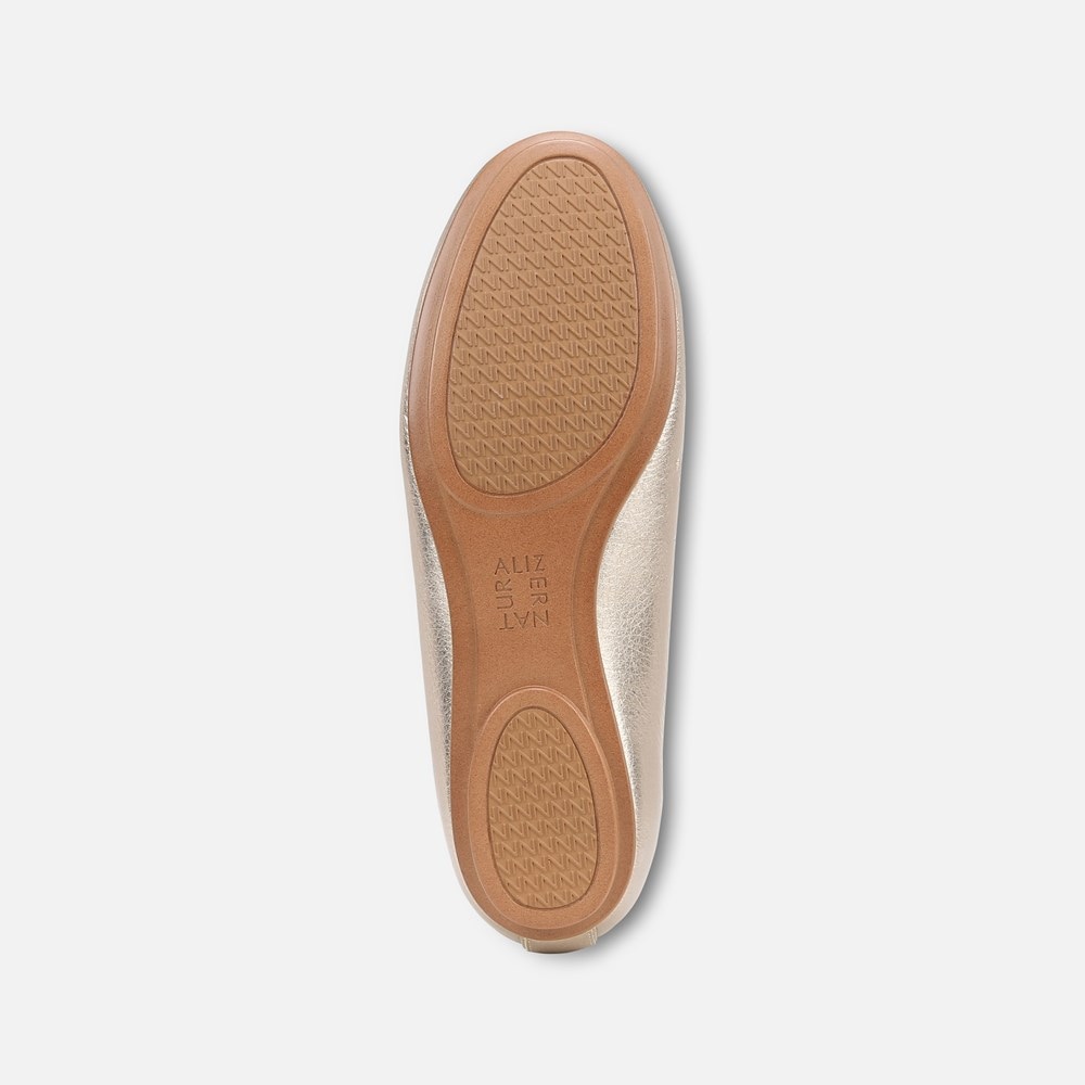 Naturalizer Maxwell Ballet Flat - Warm Silver Leather Naturalizer Maxwell Ballet Flat - Warm Silver Leather