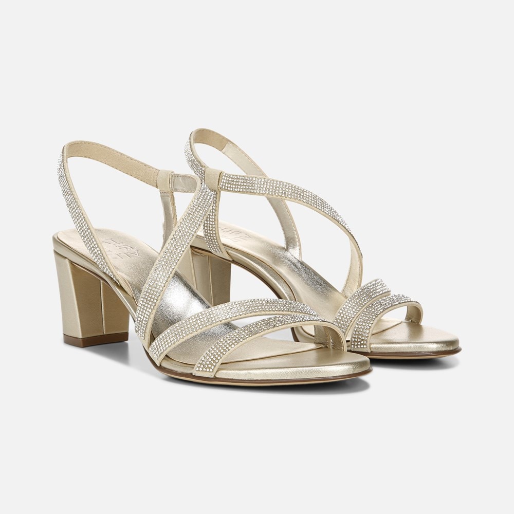 Naturalizer Vanessa Dress Sandal - Champagne Fabric