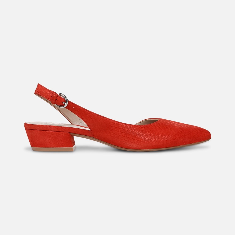 Naturalizer Banks Pointed Toe Flat - Maserati Red Suede Naturalizer Banks Pointed Toe Flat - Maserati Red Suede